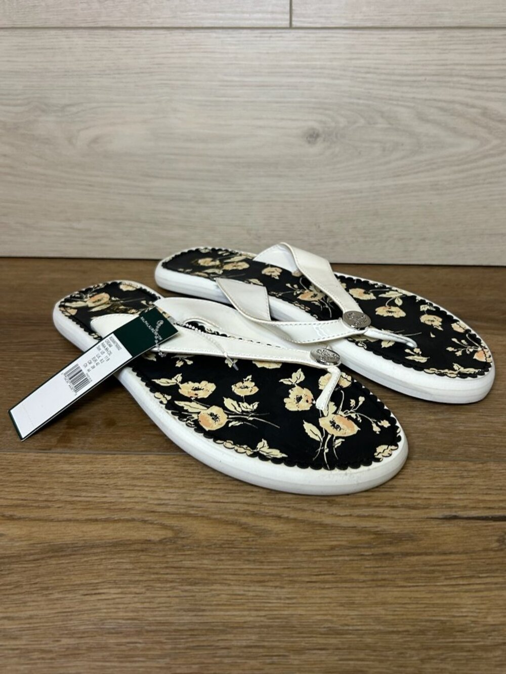 Lauren Ralph Raia Flip Flop Cream 11B